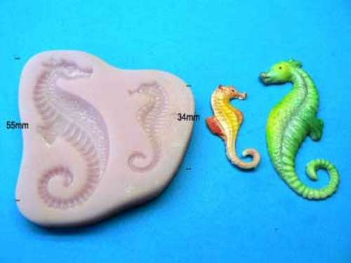 Seahorses Silicone Mould - Click Image to Close